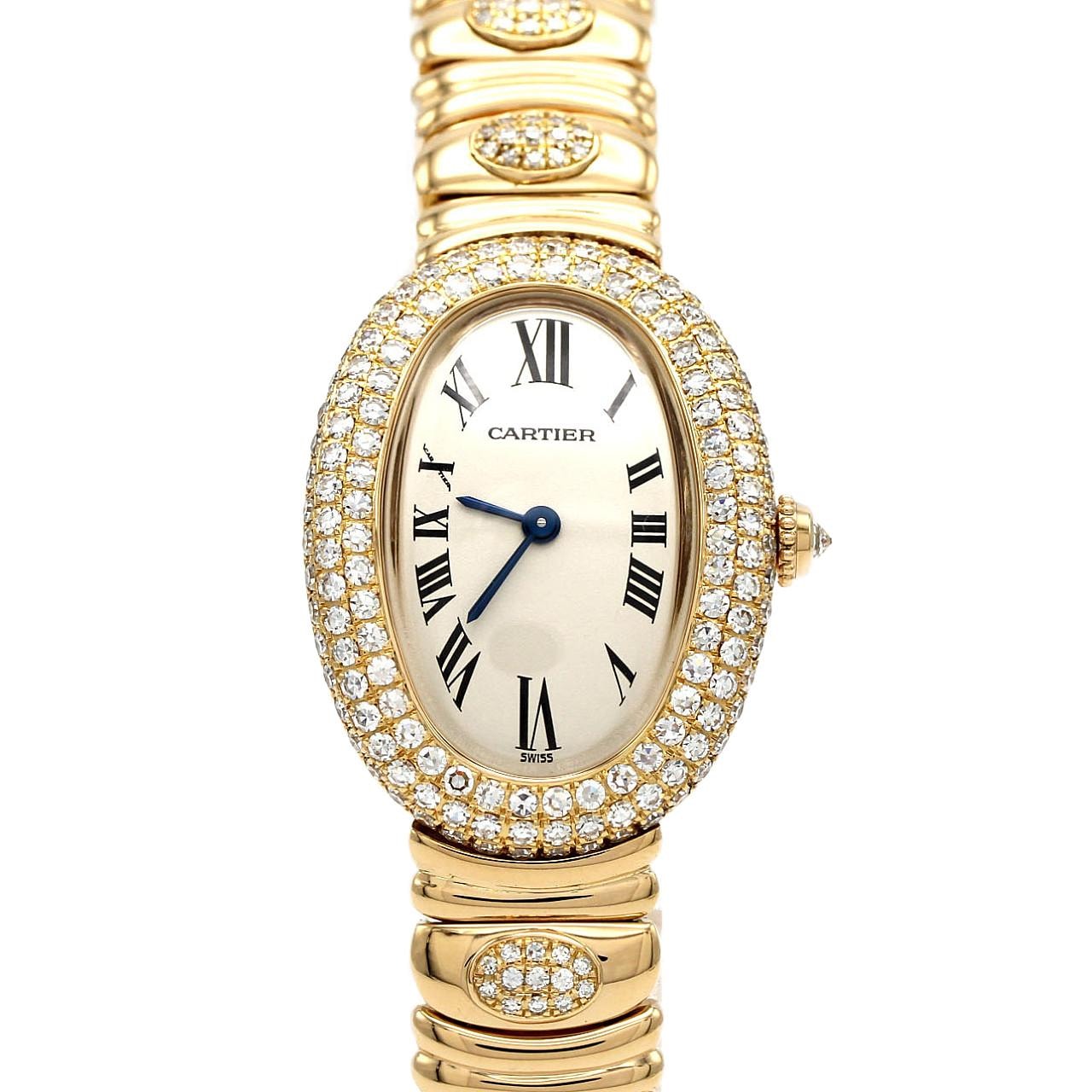 カルティエ ベニュワール YG/3D・ブレスD WB5004EC YG クォーツ