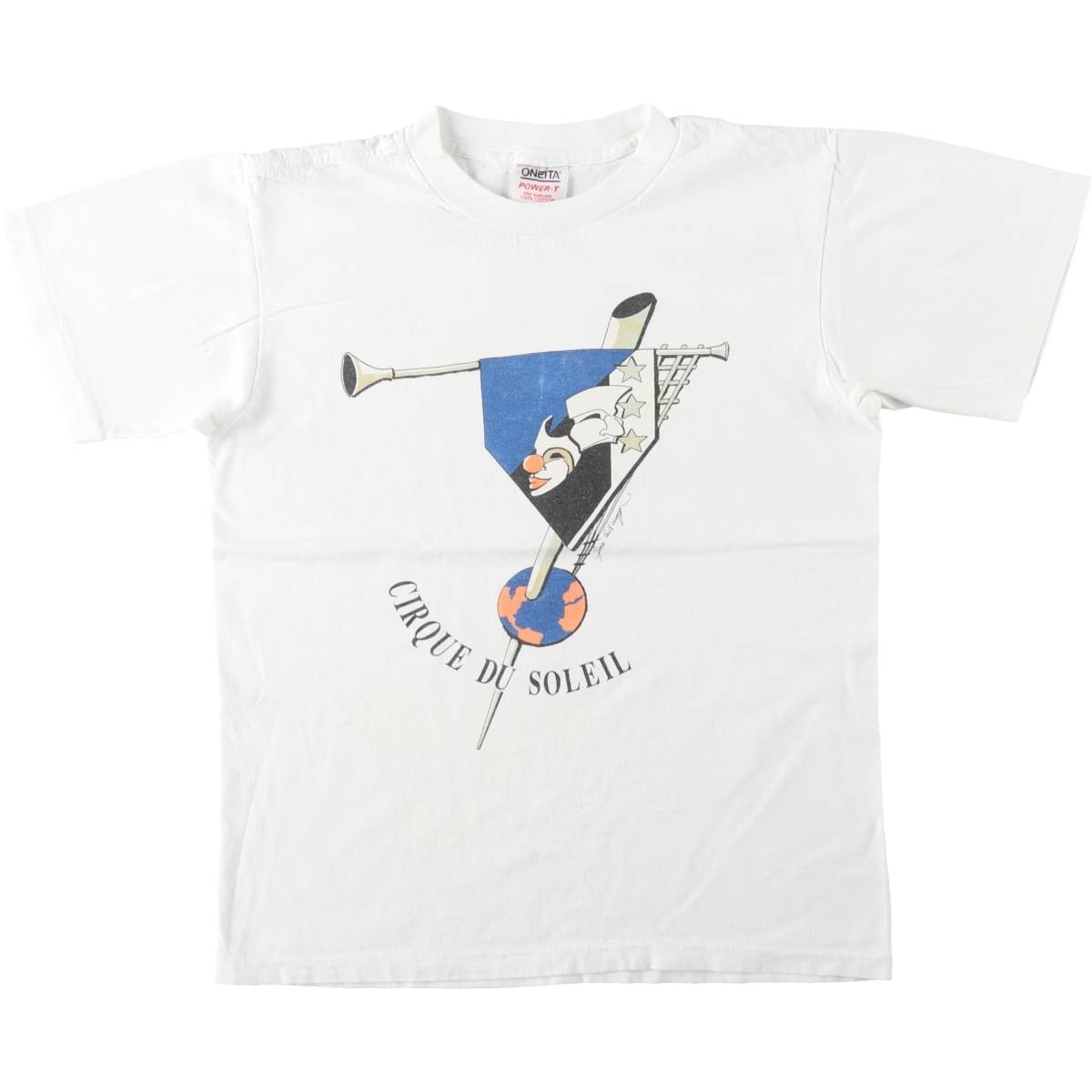 90s オニータ ONEITA バットマン ジョーカー 半袖Tシャツ 白 XL B 