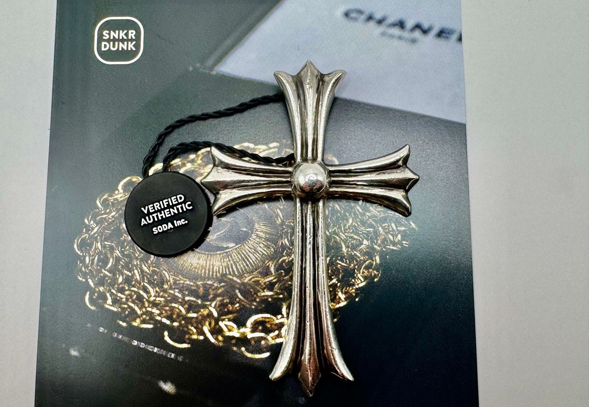 Chrome Hearts Large CH Cross Pendant "Silver"
