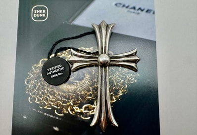 Chrome Hearts Large CH Cross Pendant "Silver"