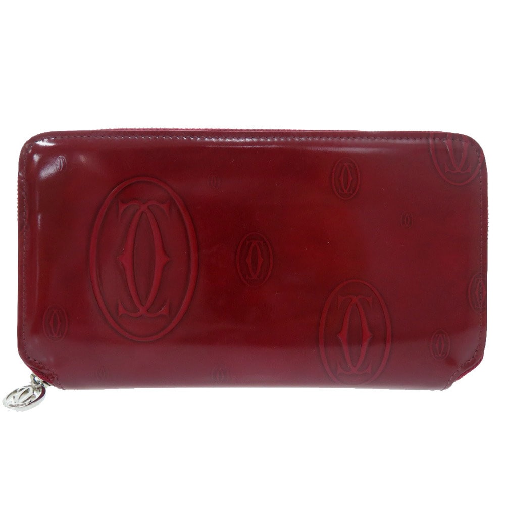 カルティエ ハッピーバースデー ラウンドファスナー L30007