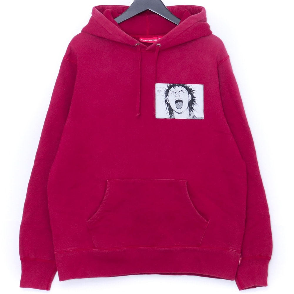 Supreme / AKIRA Patches Hooded Sweatshirt "Burgundy"