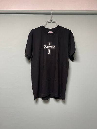 Supreme Cross Box Logo Tee "Black"