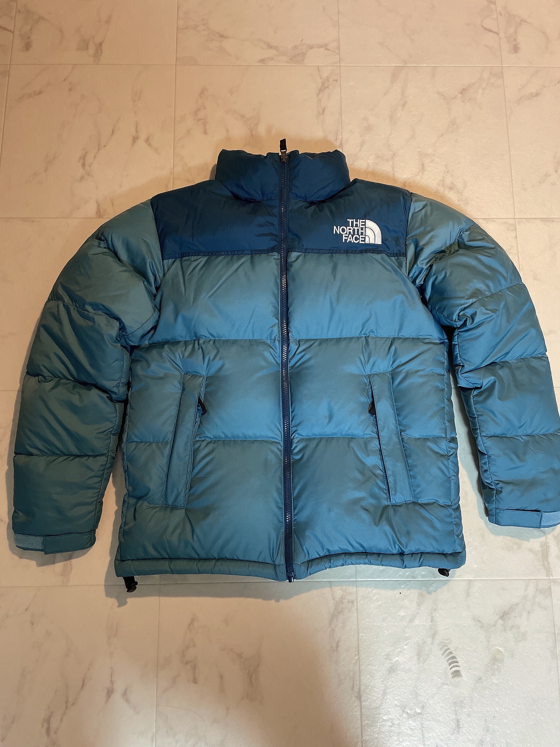 The North Face Nuptse Jacket 2021 "Montrey Blue x Storm Blue"