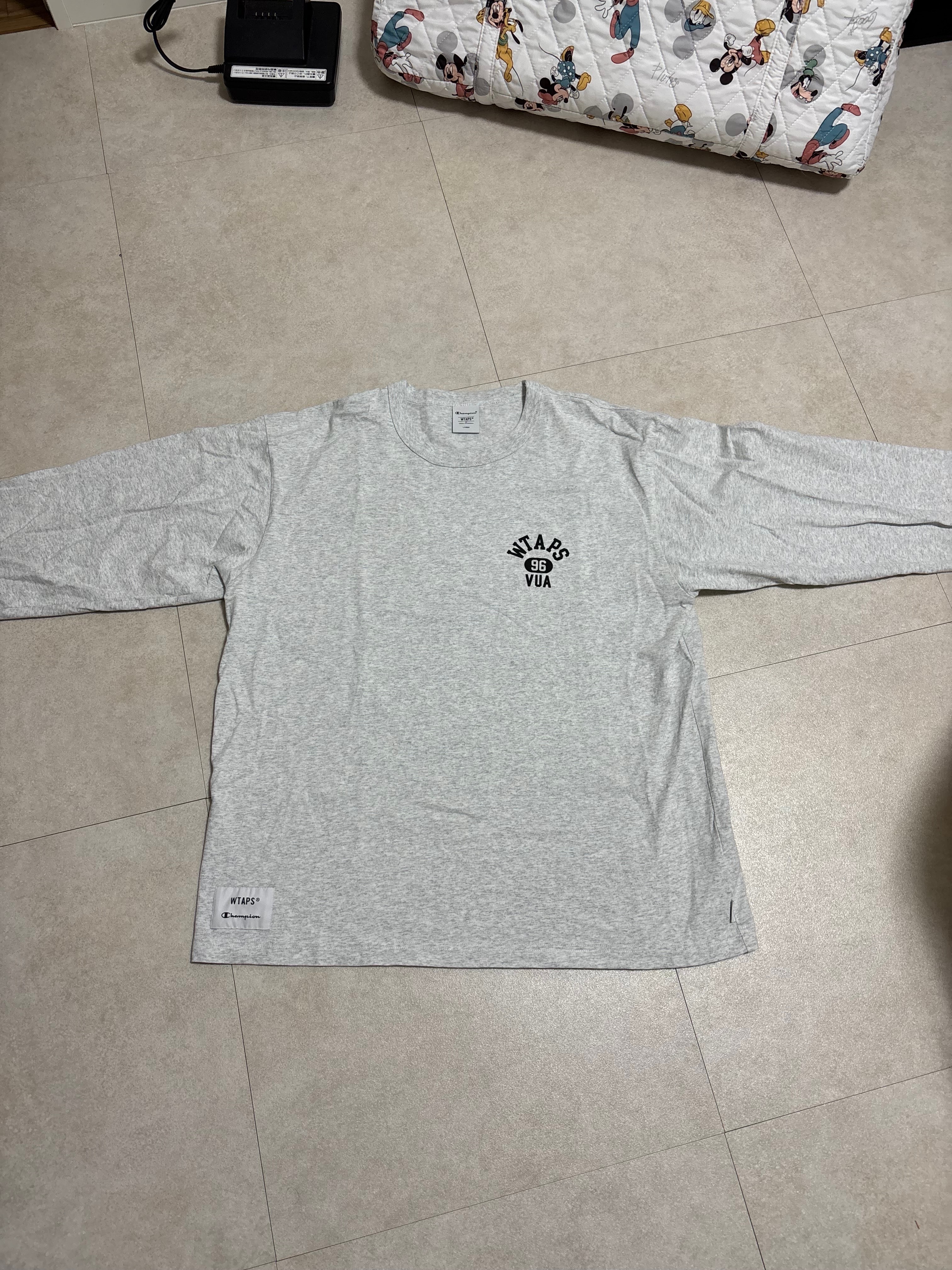 WTAPS x Champion Academy / LS / Cotton "Gray"
