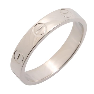 カルティエ CARTIER ミニラブリング リング・指輪 ジュエリー K18WG(ホワイトゴールド) レディース シルバー系 B4085100 【中古】