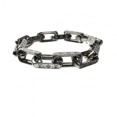 ルイヴィトン LOUIS VUITTON モノグラム コリエ チェーン ブレスレットM64223 US1200 #M レディース