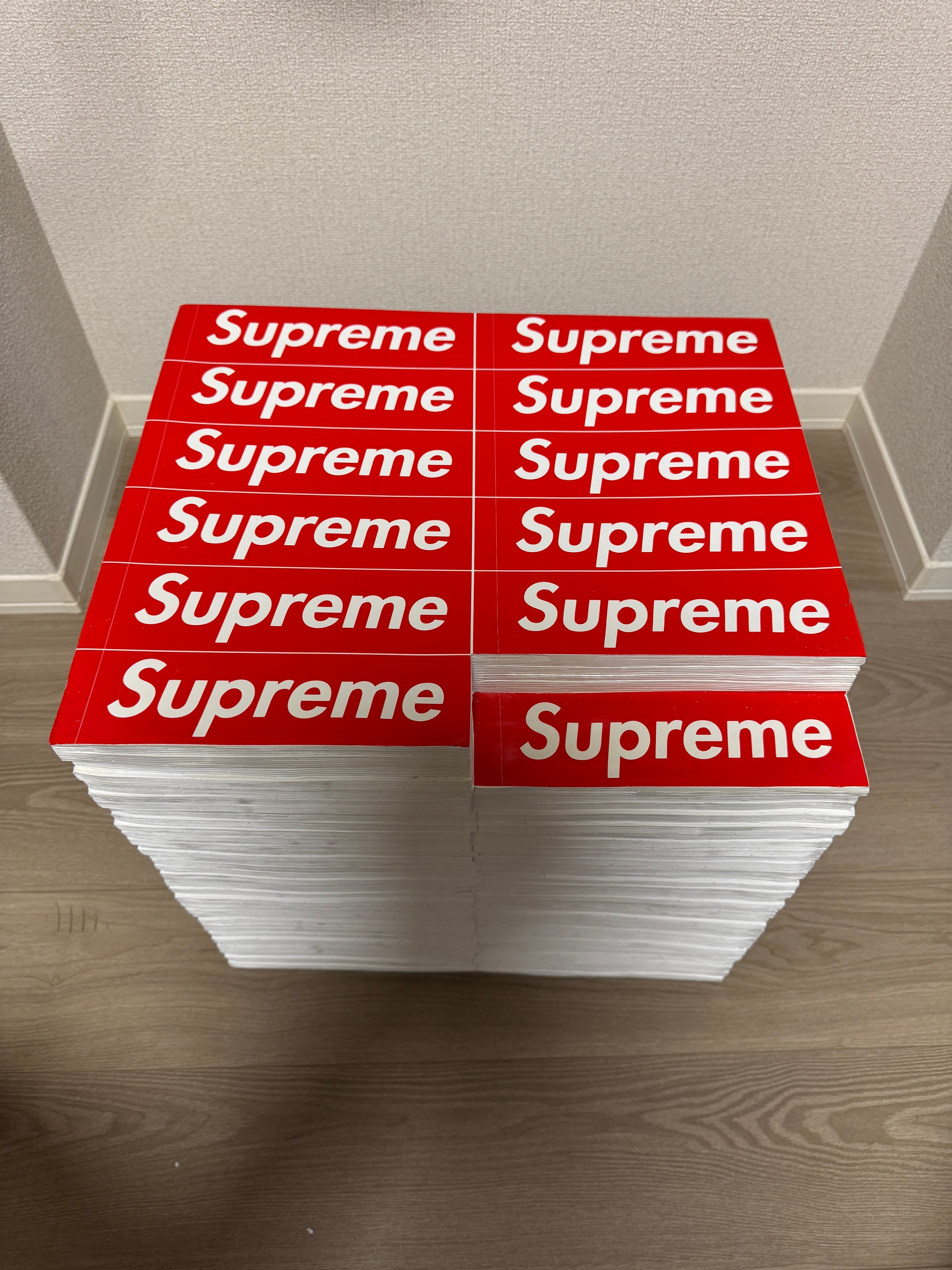Supreme / Rotary Hero Sticker Bricks Stool/Side Table 