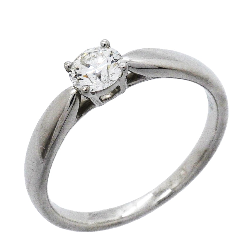 ★最終価格【6jgb0149】ティファニー リング ハーモニー 1PD Pt950 プラチナ ダイヤモンド 0.28ct 8号【中古】レディース