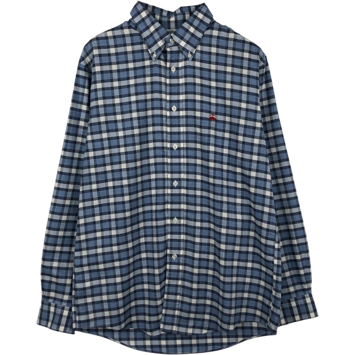 古着 ブルックスブラザーズ Brooks Brothers Est.1818 MADISON 長袖 ボタンダウンチェックシャツ メンズL相当/eaa665978