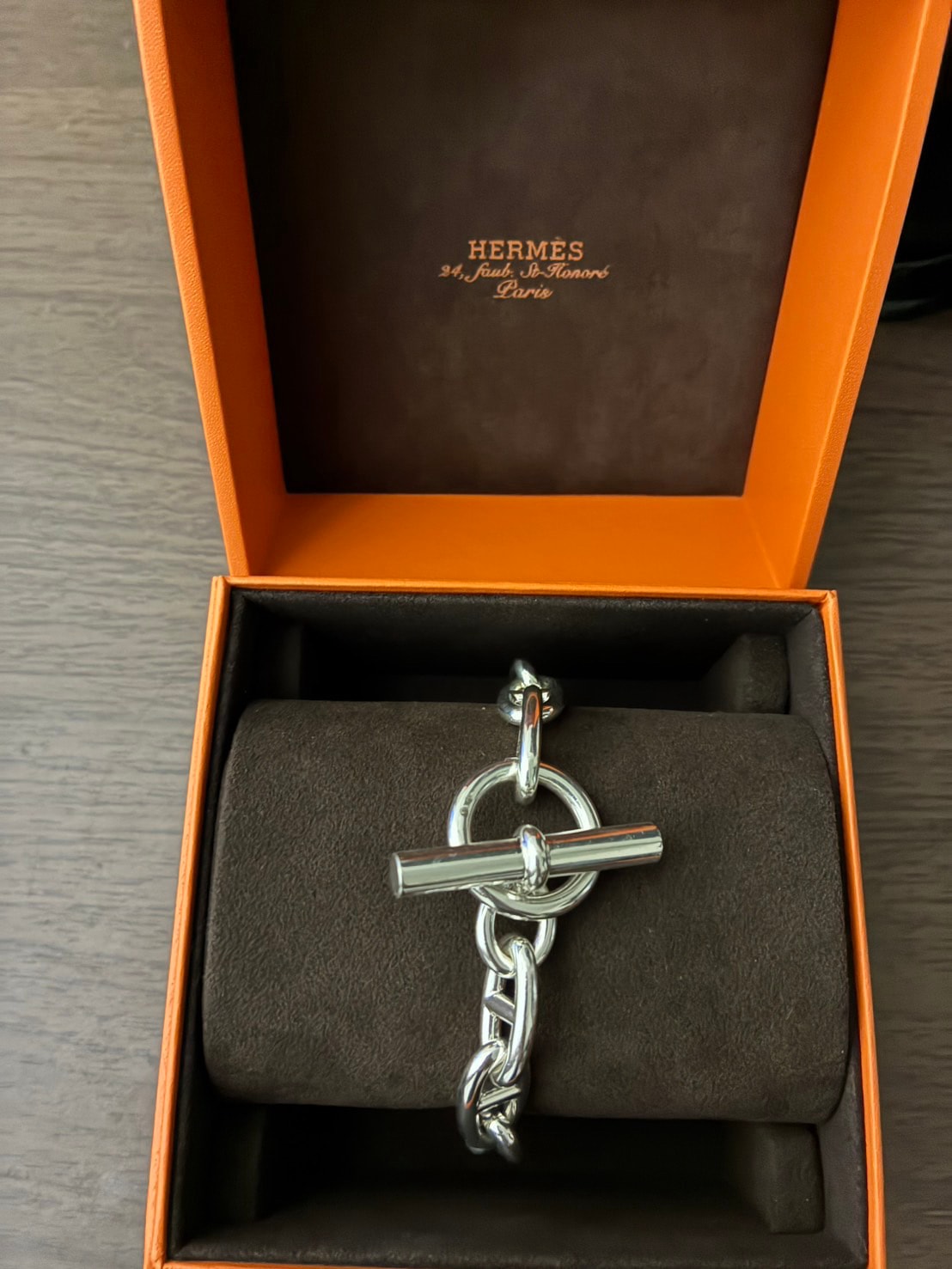Hermes Chaine D'ancre GM Bracelet "Silver"