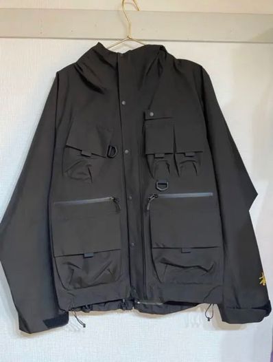 Stussy x GORE-TEX® WADING SHELL SOLID JACKET "Black"