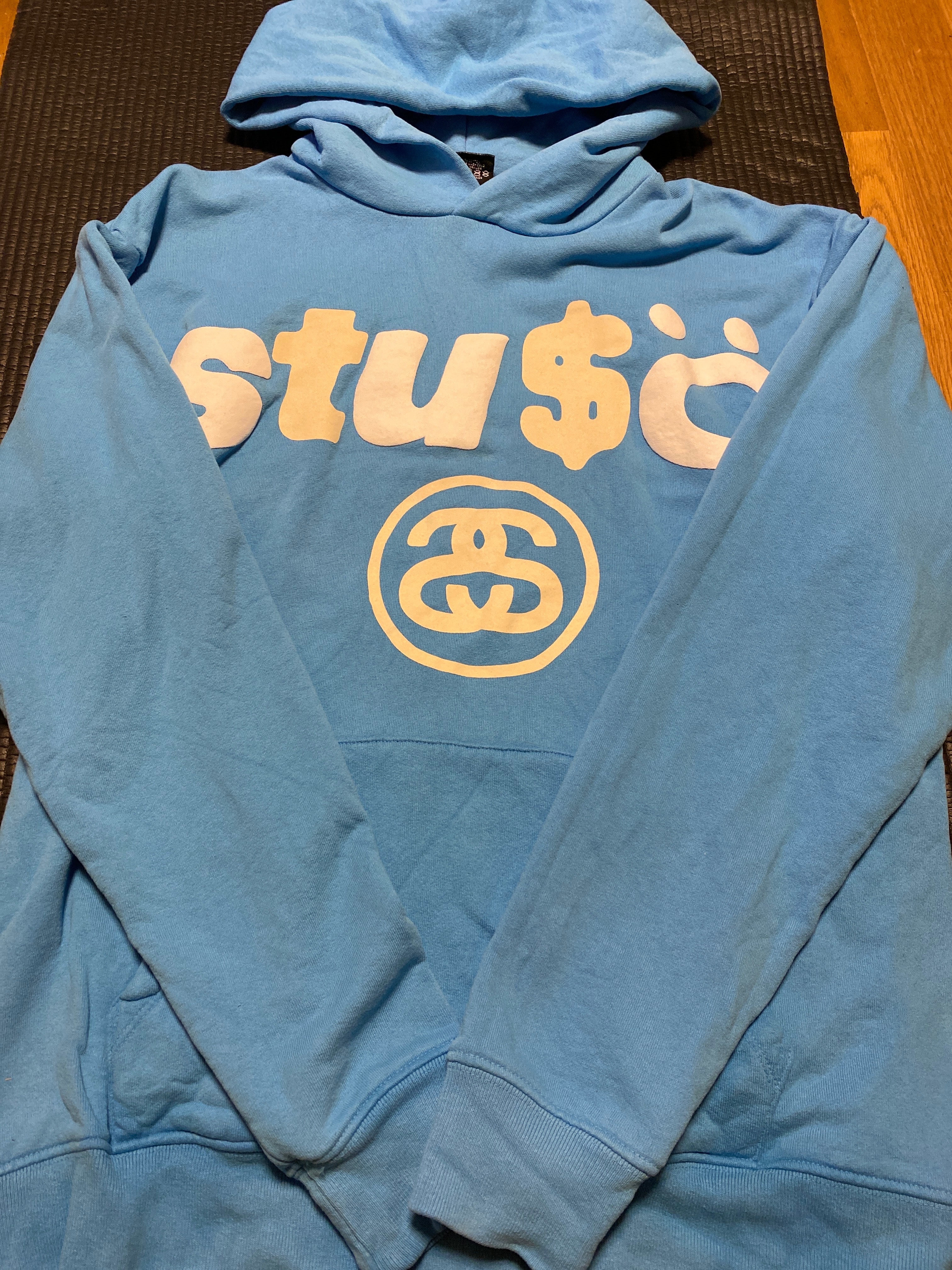Stussy CPFM 8 BALL PIGMENT DYED HOODIE "Blue"