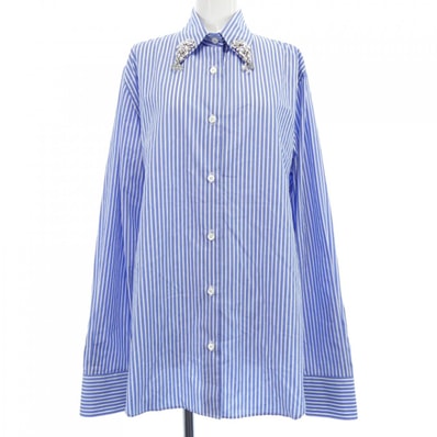 プラダ PRADA エンブロイダリー ポプリン シャツ P471HR SOOO 155U シャツ