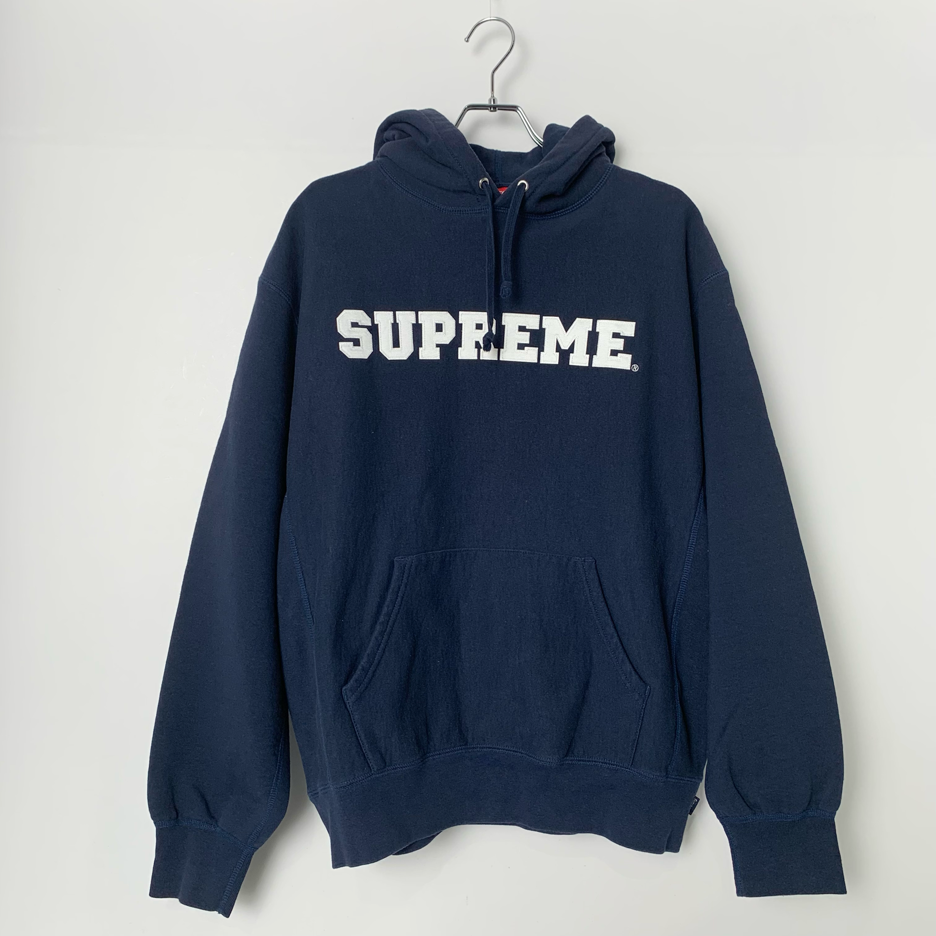 Supreme Collegiate Hooded Sweatshirt "Navy"