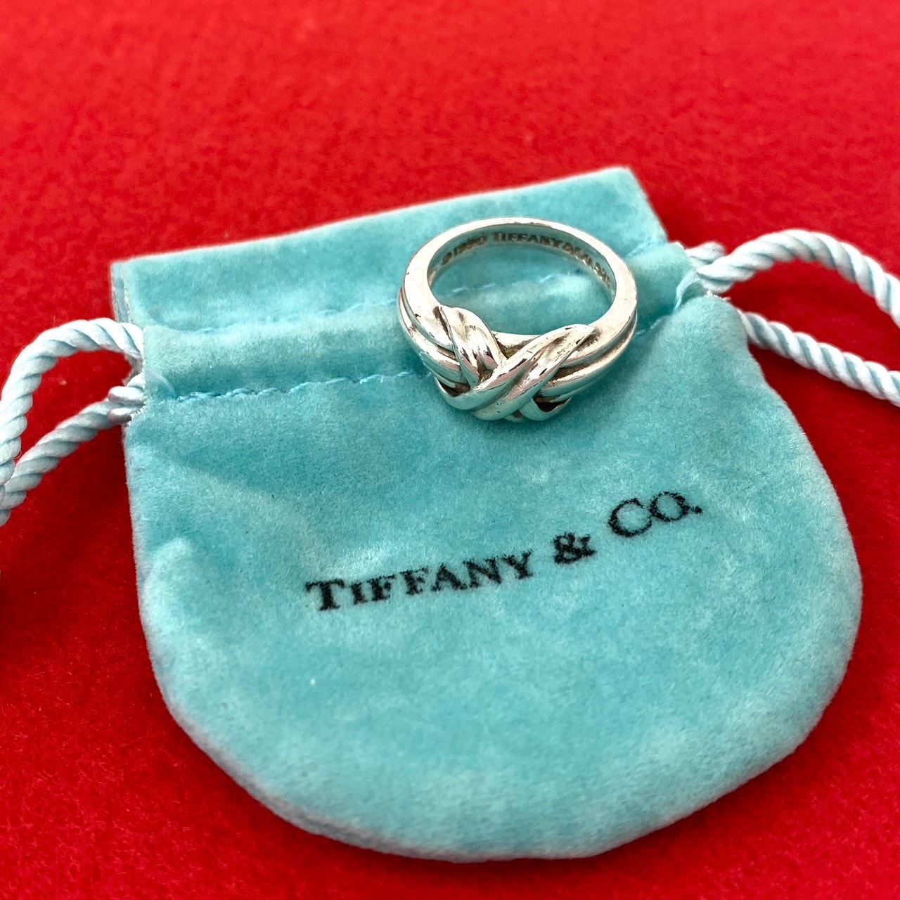 TIFFANY&Co. ティファニー シグネチャー クロス リング シルバー925 リング・指輪 10号 シルバー
31967