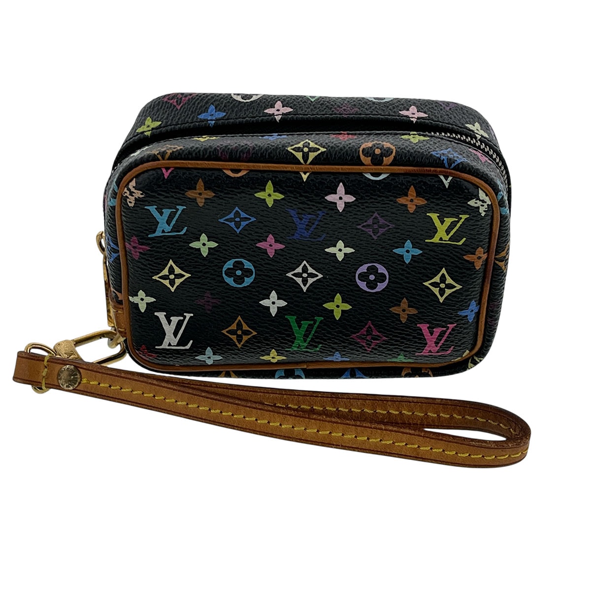 LOUIS VUITTON ルイ・ヴィトン トゥルース ワピティ ポーチ M58034 モノグラムマルチカラー マルチカラー ブラック レディース【中古】