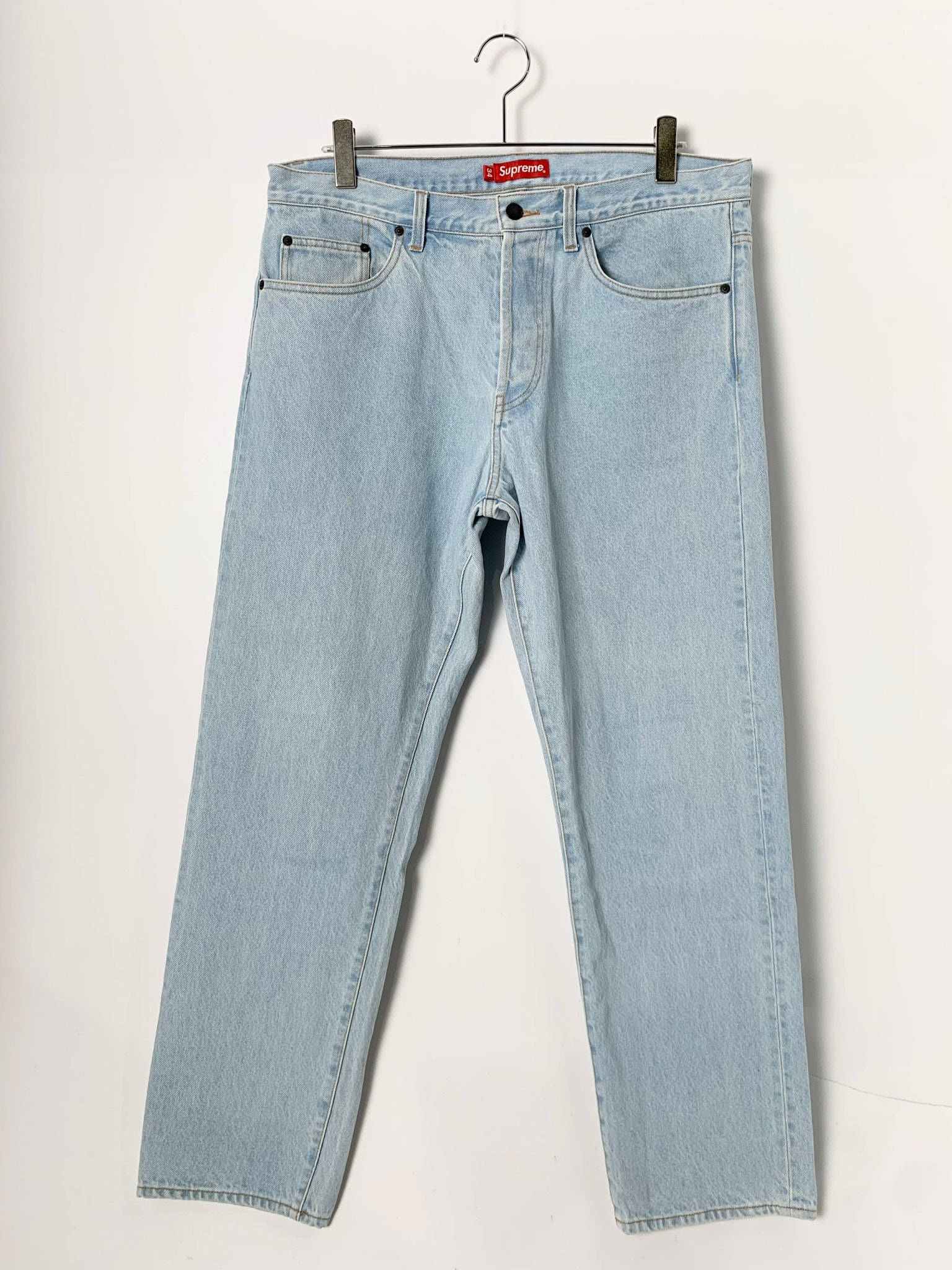 Supreme Regular Jean "Washed Blue"(21FW)