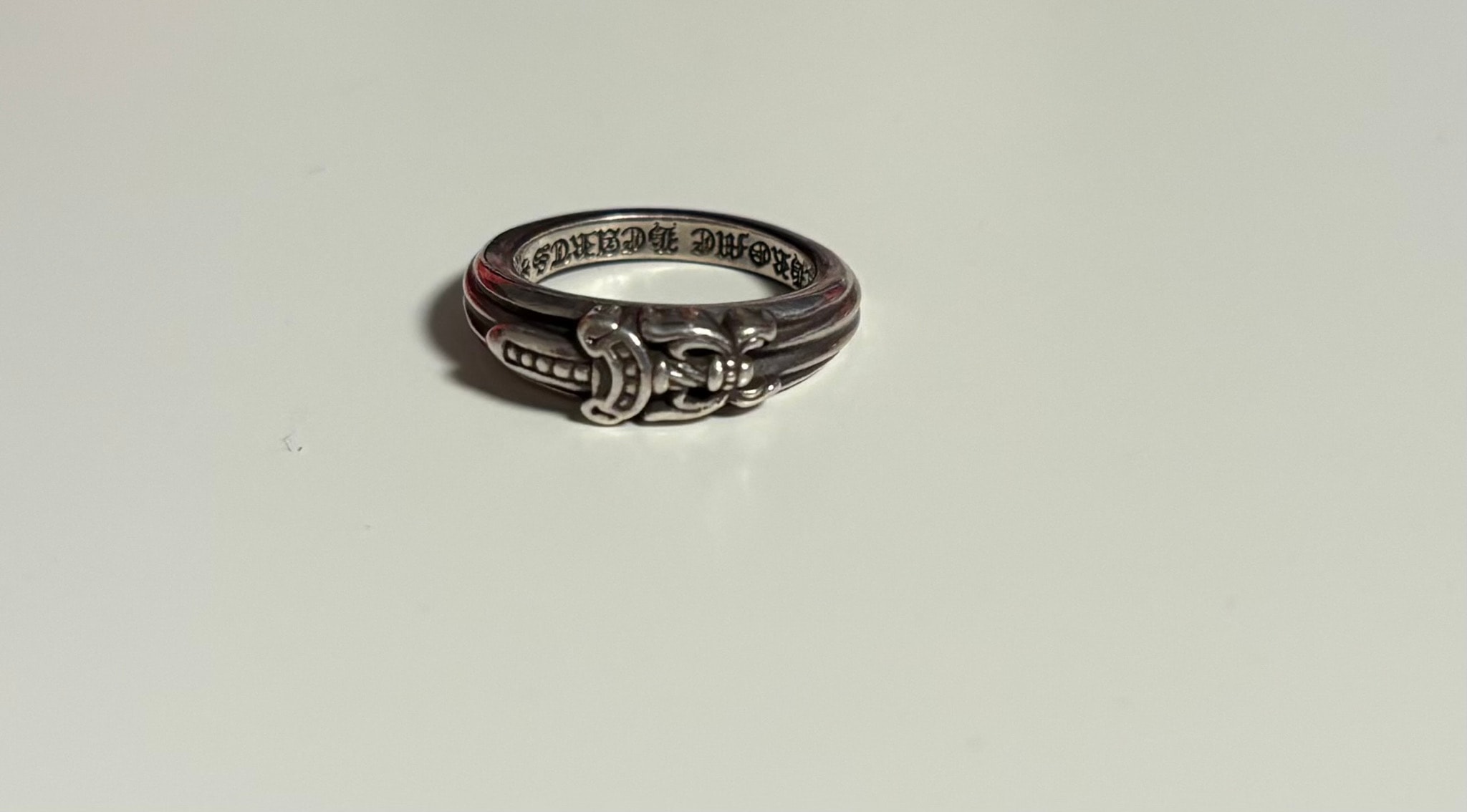 Chrome Hearts Baby Classic Ring W / Dagger "Silver"