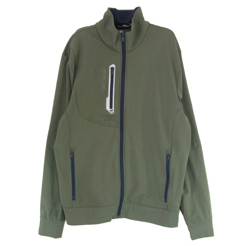RALPH LAUREN ラルフローレン ジャケット RLX ストレッチ ジップ ジャケット カーキ系 SP【中古】