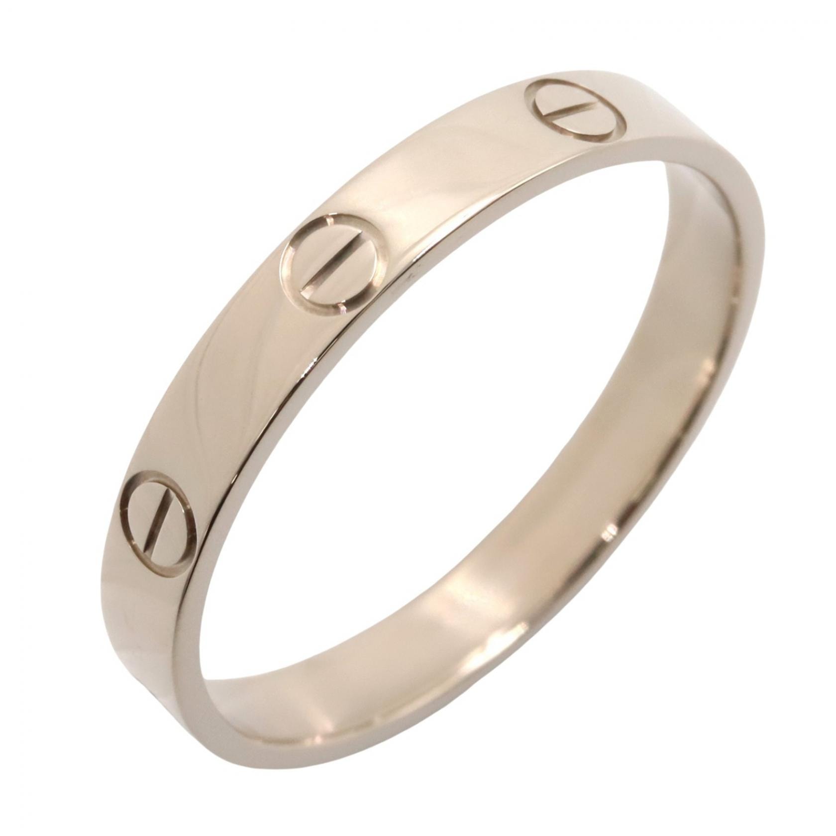 カルティエ CARTIER ミニラブリング リング・指輪 ジュエリー K18WG(ホワイトゴールド) メンズ レディース シルバー系 B4085100 【中古】