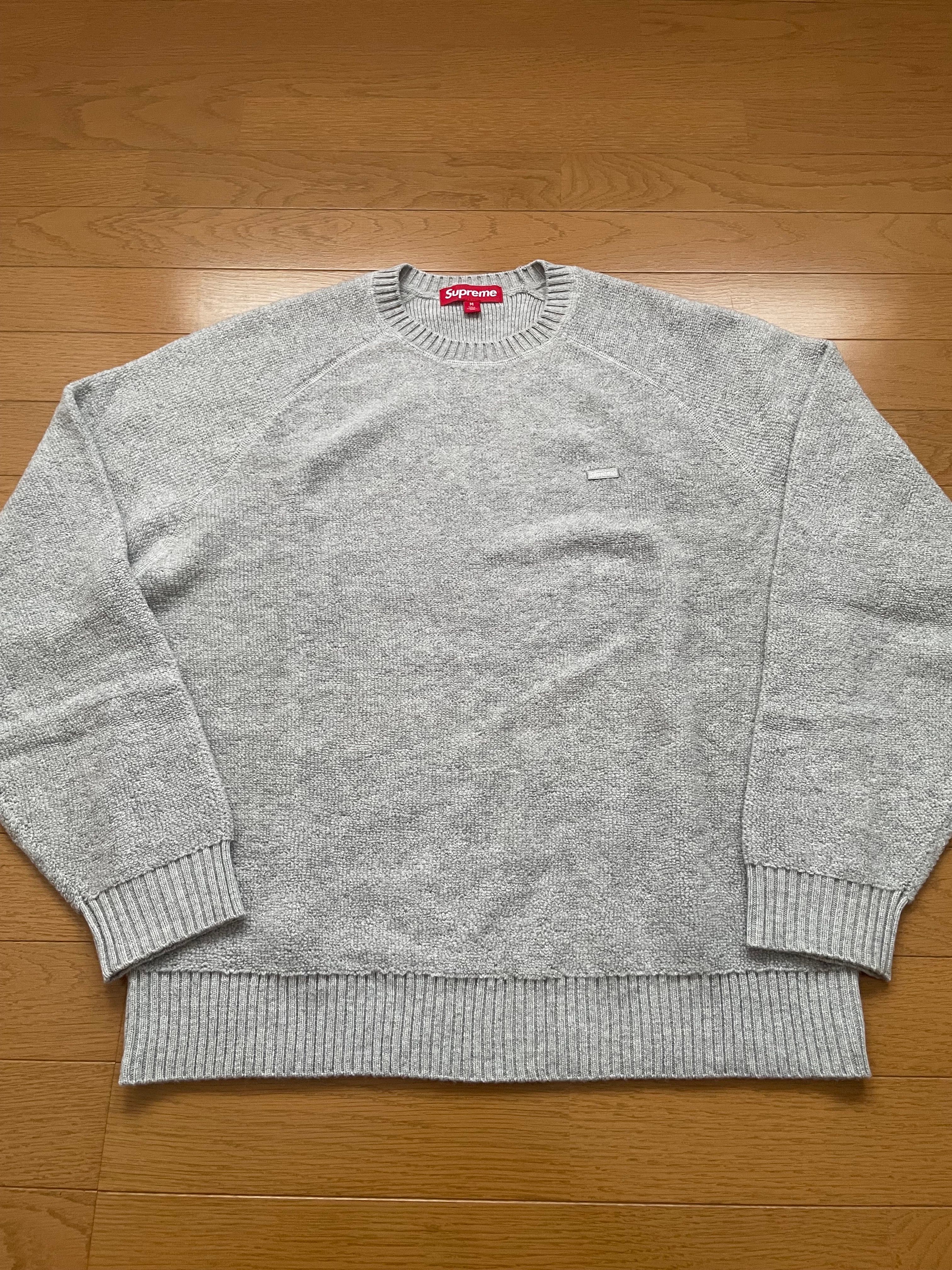 Supreme Terry Small Box Sweater "Heather Grey"