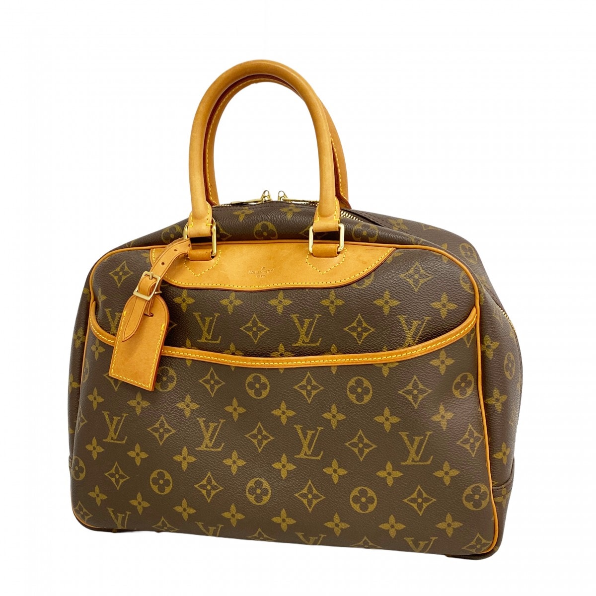 【6dc3015】ルイヴィトン ハンドバッグ モノグラム ドーヴィル M47270 ブラウン【中古】レディース