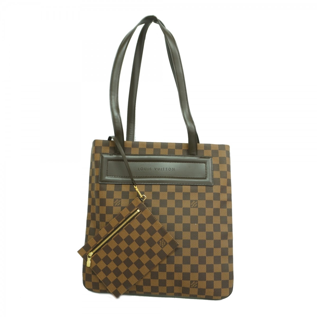 【6db1615-k】ルイヴィトン トートバッグ ダミエ クリフトン N51149 エベヌ【中古】レディース