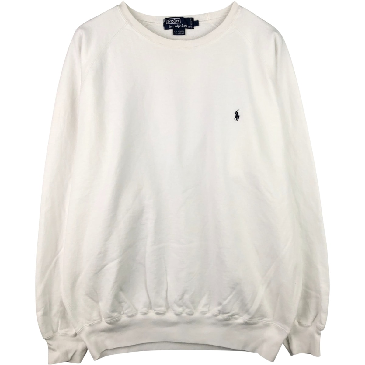 古着 ラルフローレン Ralph Lauren POLO by Ralph Lauren ワンポイントロゴスウェットシャツ トレーナー メンズL相当/eaa588260