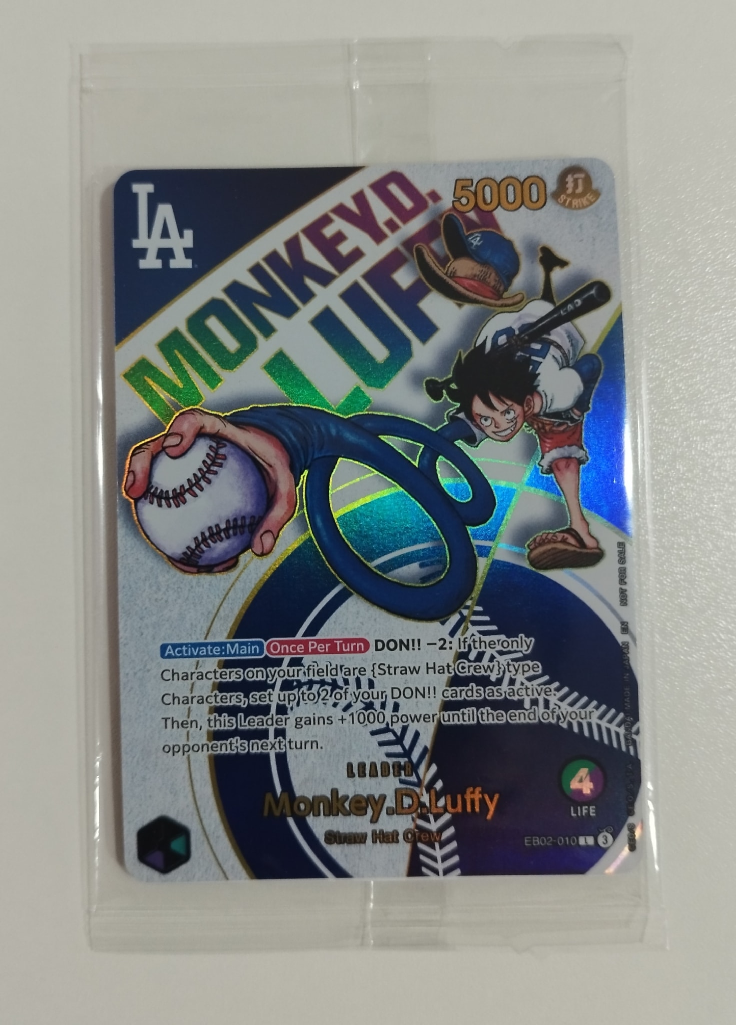 モンキー・D・ルフィ L [EB02-010]【英語版】(プロモーションカード
