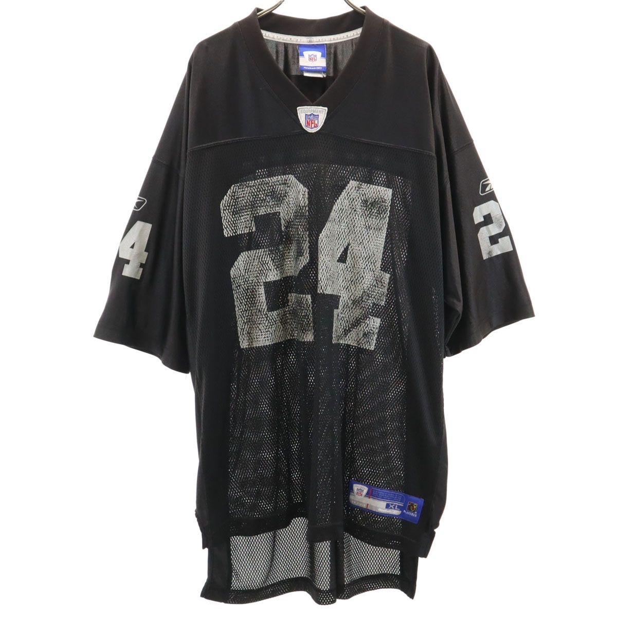 Reebok 7分袖 メッシュ ゲーム シャツ