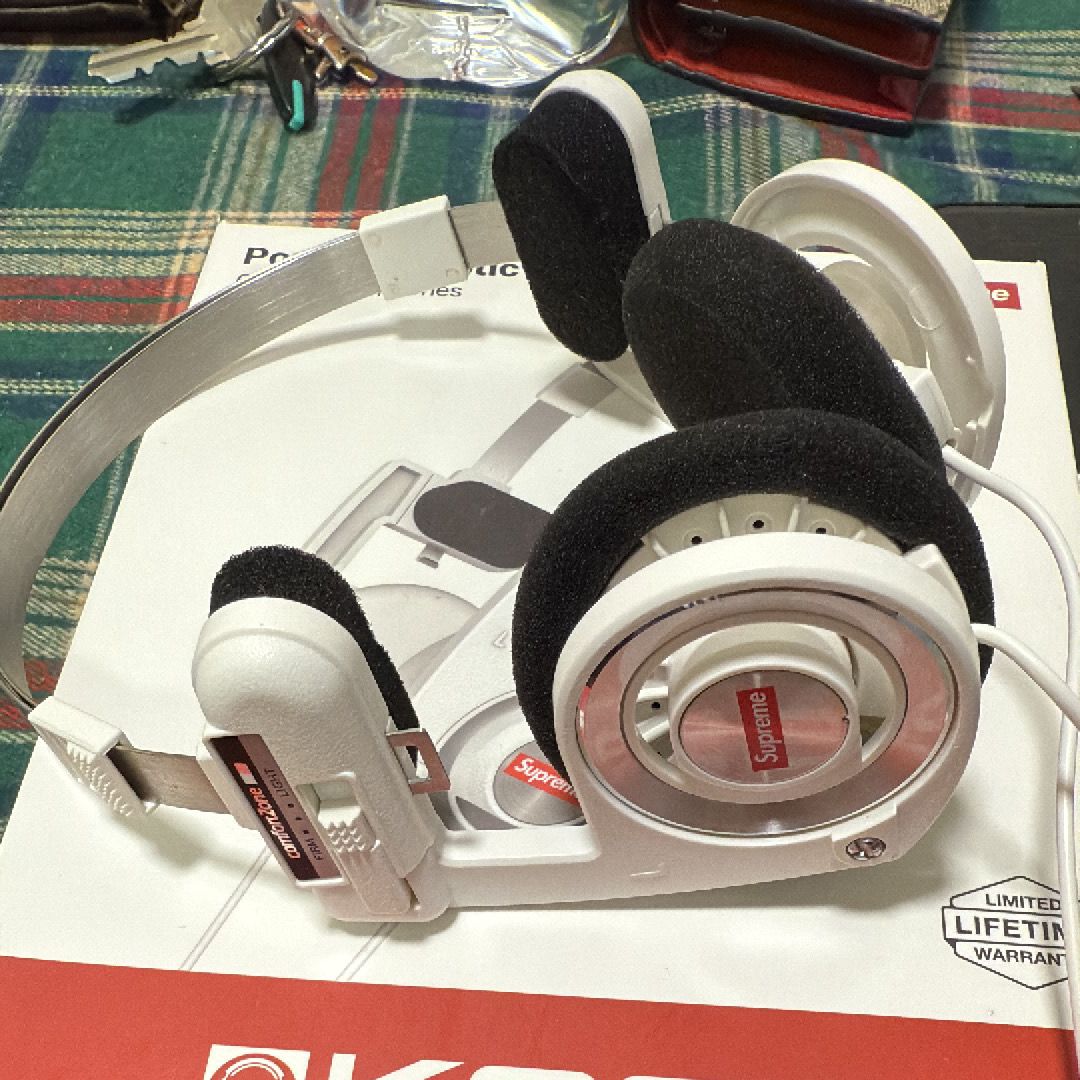 Supreme / Koss Portapro Headphones "White"
