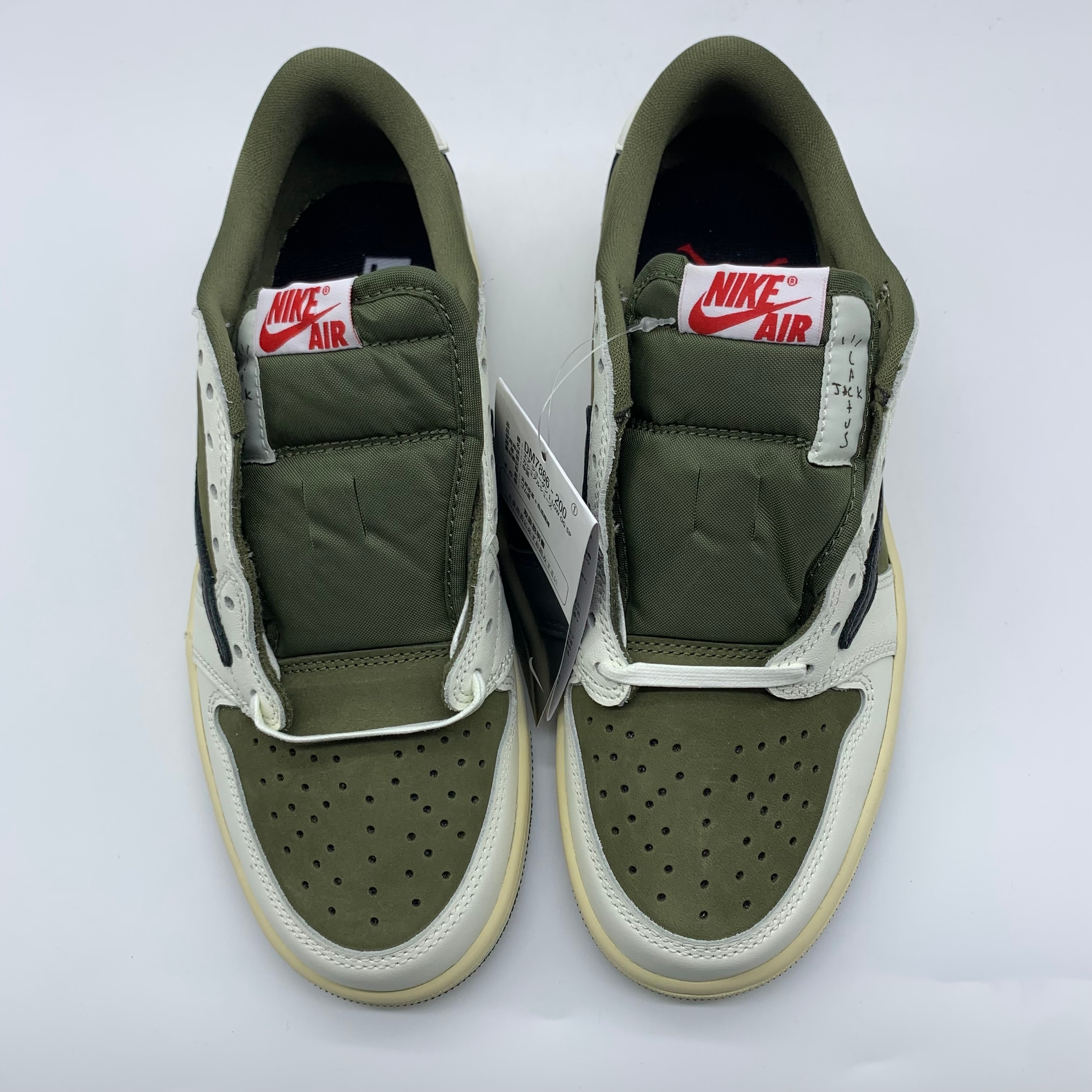 Travis Scott × Nike Air Jordan 1 Low OG SP "Reverse Olive"