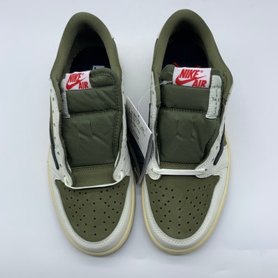 Travis Scott × Nike Air Jordan 1 Low OG SP "Reverse Olive"