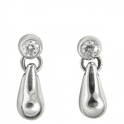 TIFFANY&Co. ティファニー ピアス ピアスセット エルサペレッティ ティアドロップ スウィング ジュエリー アクセサリー Pt950プラチナ ダイヤモンド レディース 約5.1g【中古品】