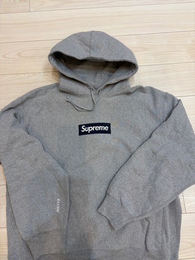 Supreme Box Logo Hooded Sweatshirt (25FW) "Heather Grey"