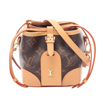 ルイ・ヴィトン LOUIS VUITTON ノエ パース モノグラム ショルダーバッグ バッグ PVCコーティングキャンバス レザー モノグラム レディース ブラウン系 M57099 【中古】