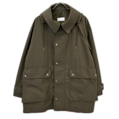 ザ・リラクス 22SS-RECT-323 カーキ ナイロンモッズコート 46
