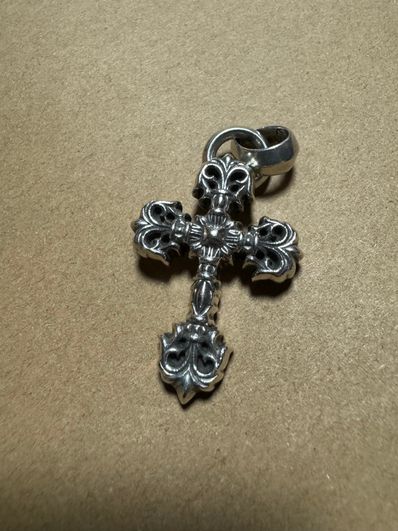 Chrome Hearts Philigree Cross Pendant XS with / Plain Bail "Silver"