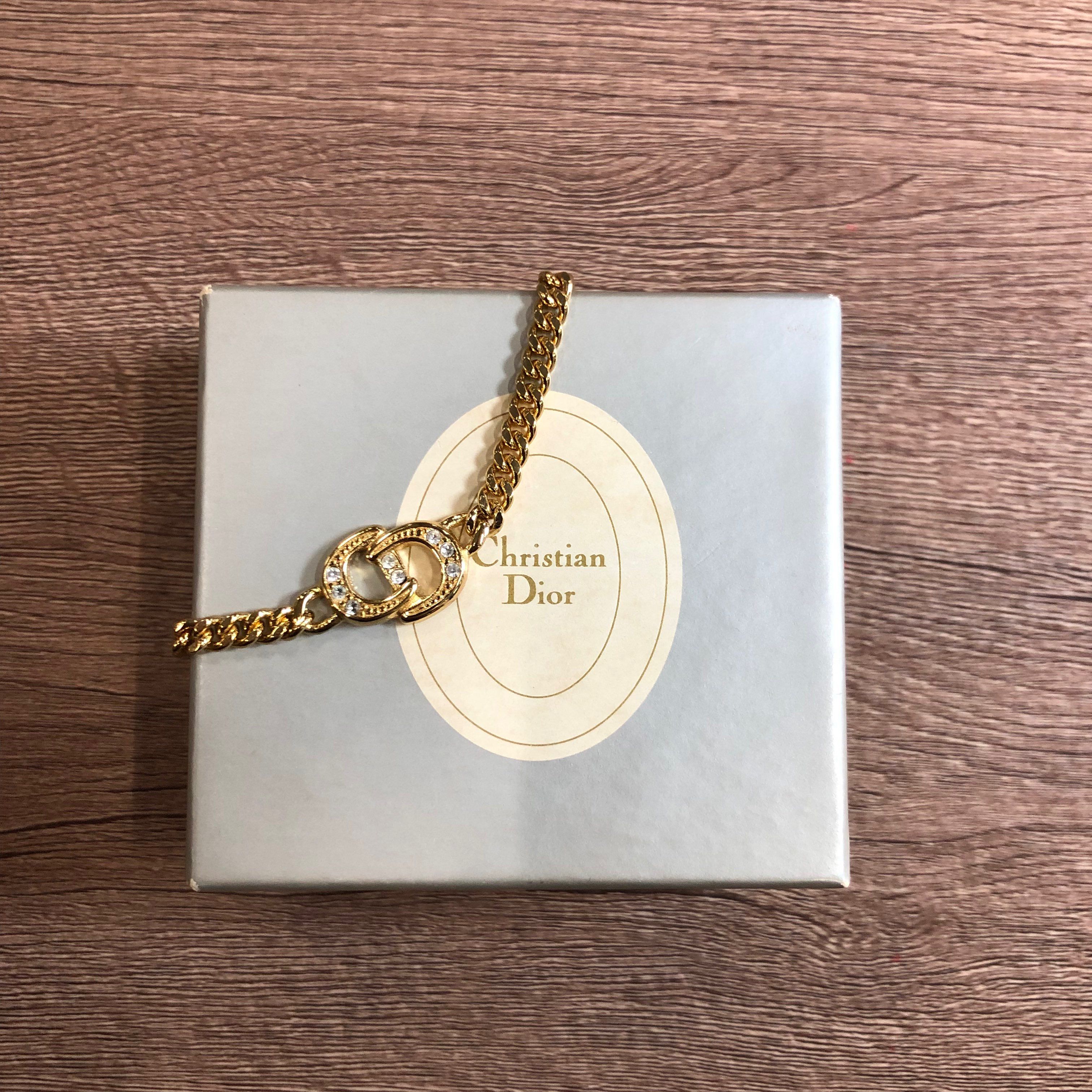 ディオール ストーン付きブレスレット・バングル