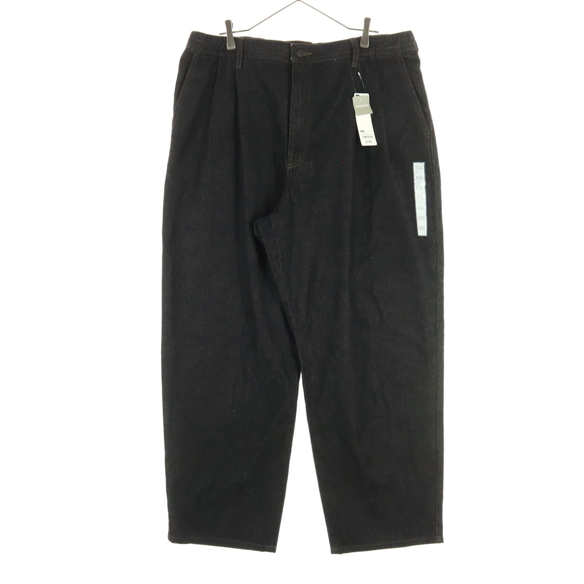 未使用 GU ジーユー デニムパンツ XXL ダークグレー