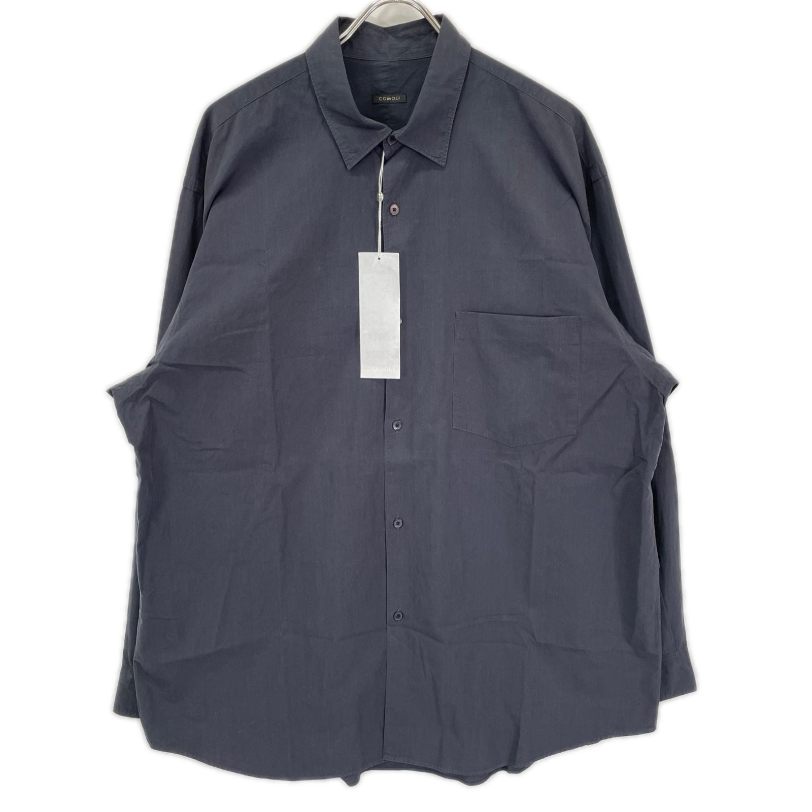 コモリ 26AW E03-02001 ネイビー コモリシャツ 5