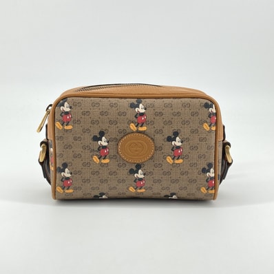 GUCCI x Disney GG Supreme Mickey Mouse Shoulder Bag