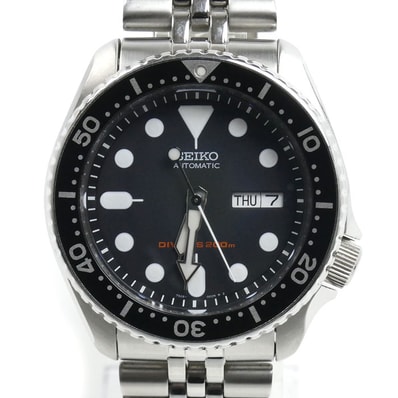 SEIKO セイコー ブラックボーイ ダイバーズ 腕時計 自動巻き SKX007K2/7S26-0020 海外モデル メンズ【中古】