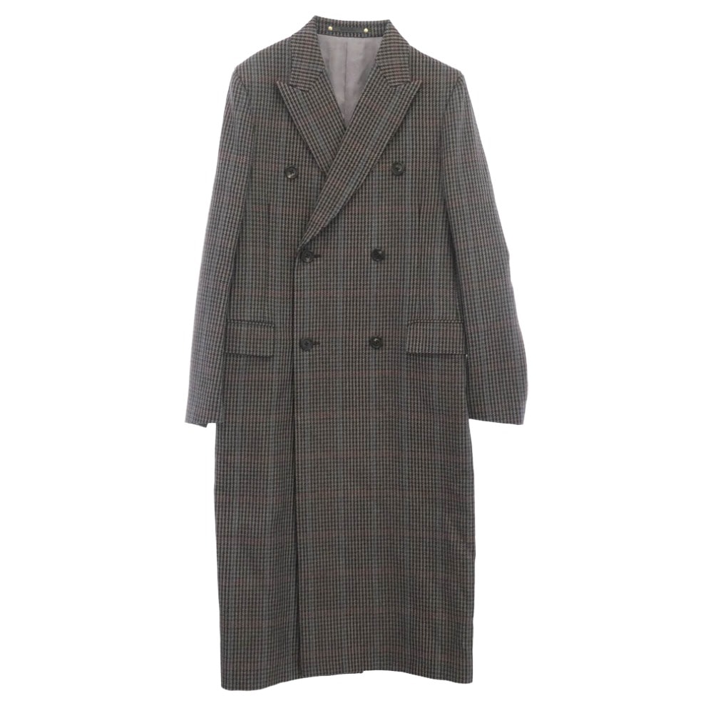 Paul Smith ポール・スミス コート 25AW PW2176_253121224P クラシックチェック ダブルチェスターコート コート ブラウン系 XL【極上美品】【中古】