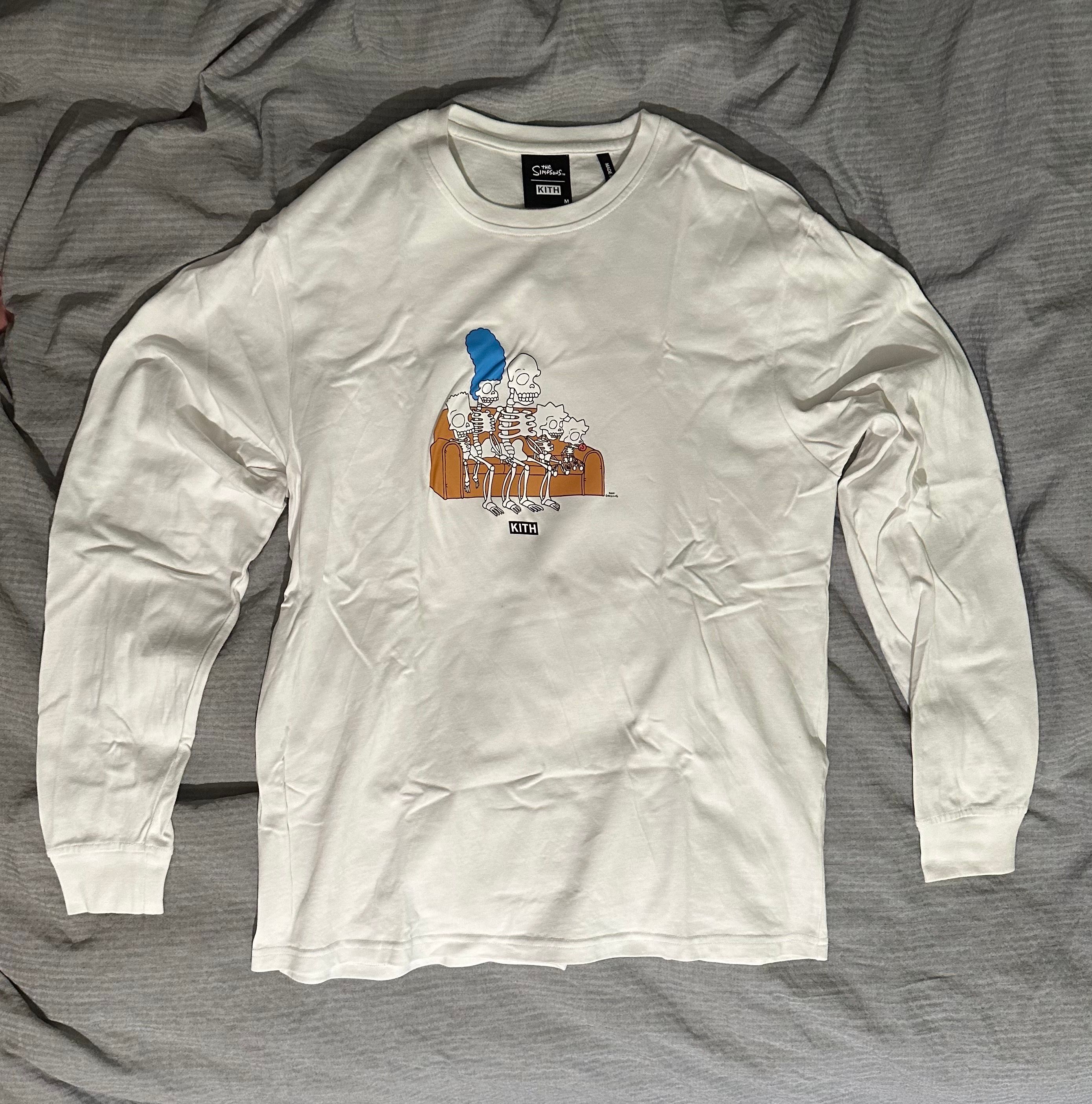 Kith The Simpsons Couch L/S Tee "White"