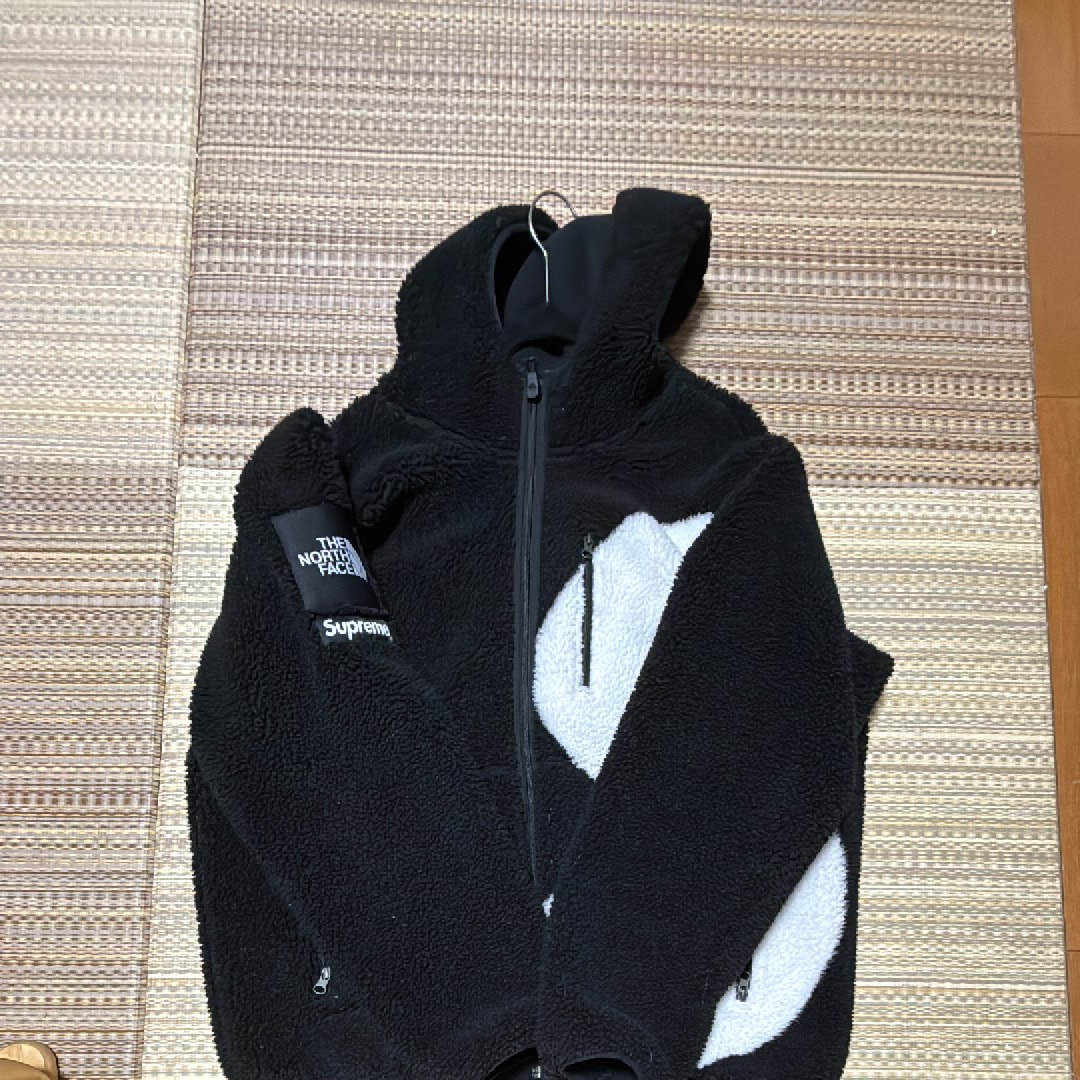 シュプリーム x ザノースフェイス エス ロゴ フーデッド フリース ジャケット "ブラック"