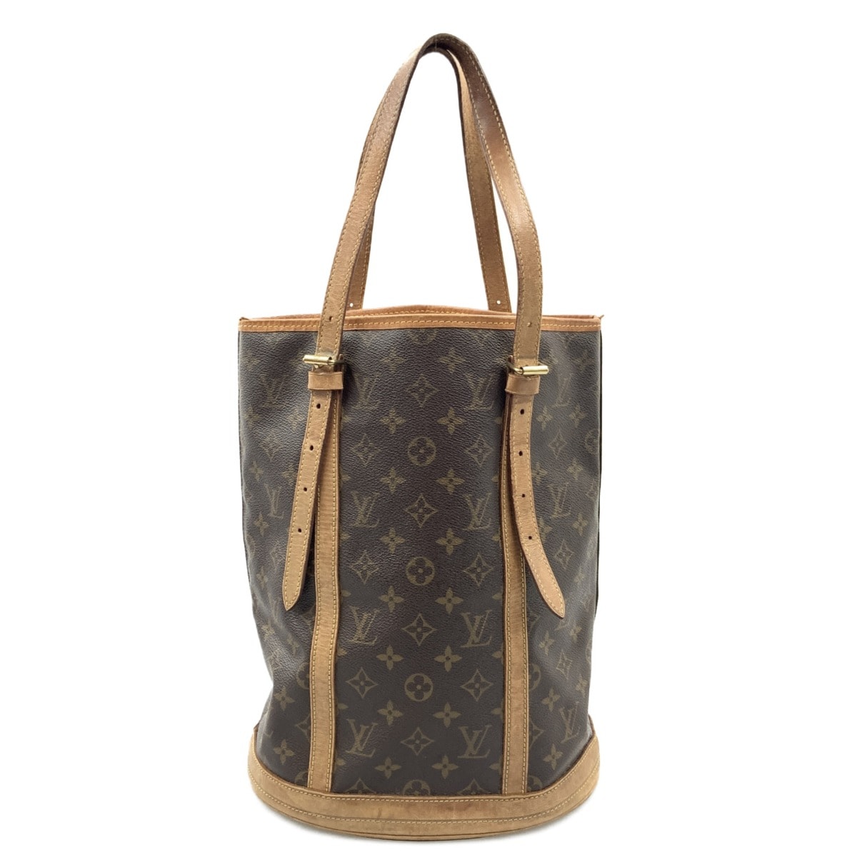 〇〇LOUIS VUITTON ルイヴィトン モノグラム バケットGM ショルダーバッグ M42236 ブラウン