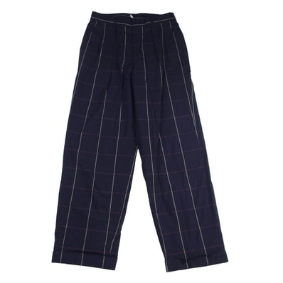 POLO RALPH LAUREN ポロ・ラルフローレン P12-CPPRL-IS-0706 ツータック スラックス コットン パンツ ネイビー系 80【中古】