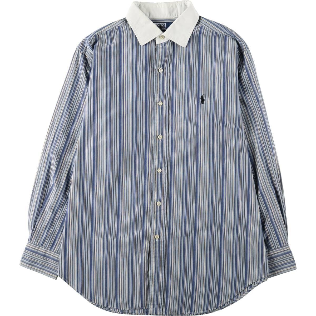 古着 ラルフローレン POLO by Ralph Lauren PHILIP マルチストライプ メンズL相当 長袖/eaa676722